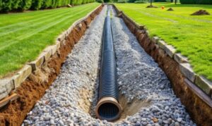 surface water fixes French Drain